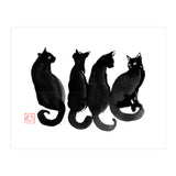 4 Black Cats (Print Only) thumbnail
