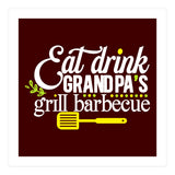 Eat Drink Grandpa's Grill Barbecue  (Print Only) thumbnail