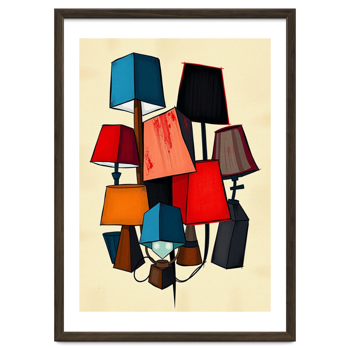 The Lamp Abstract Elegant