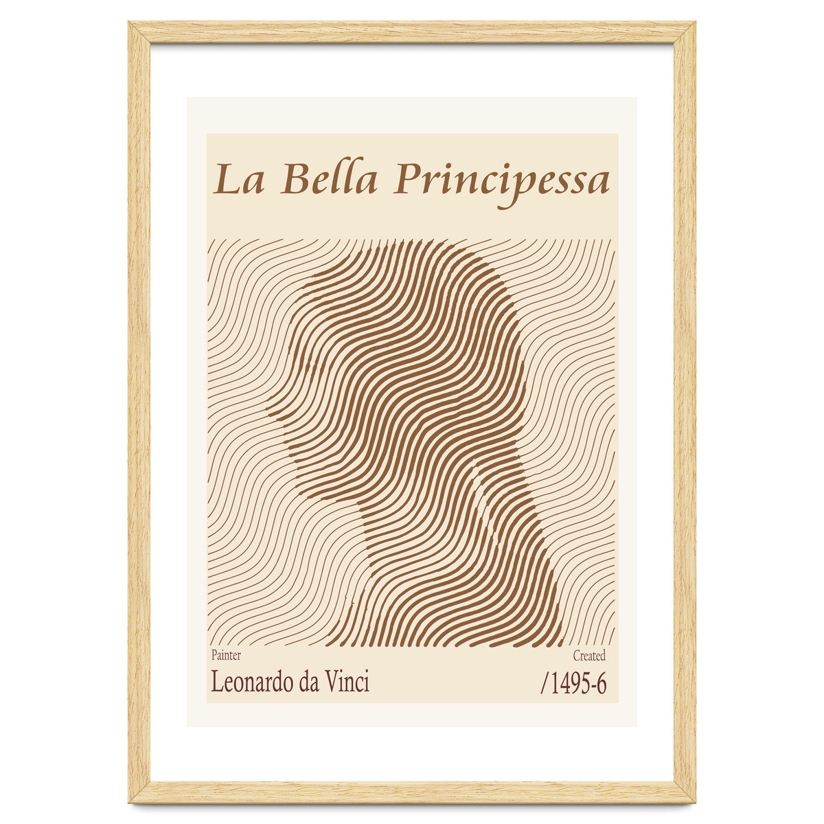 La Bella Principessa – Leonardo Da Vinci (1495 6)