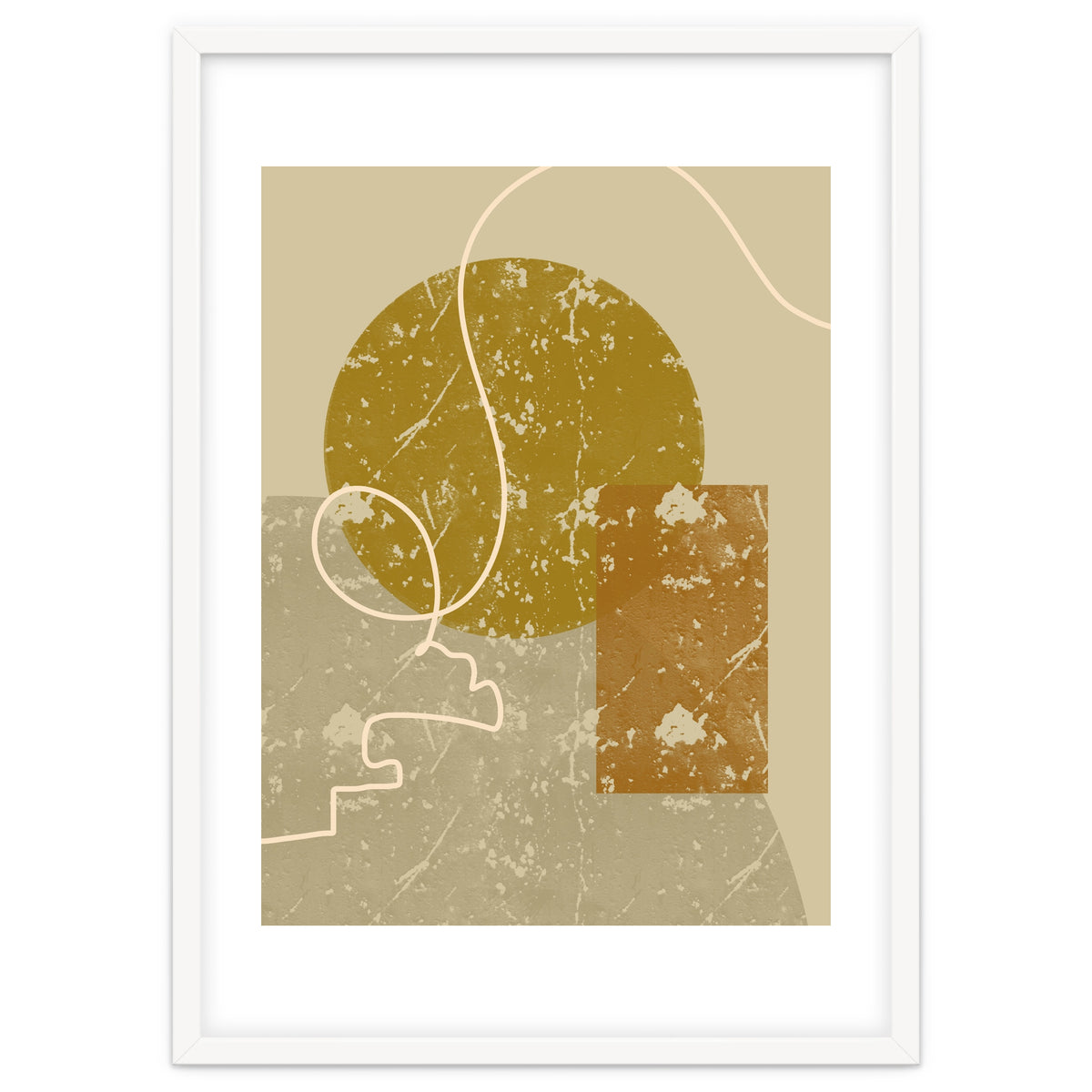 Geometric Composition with an Organic Touch