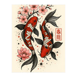 Koi fish Japanese (Print Only) thumbnail