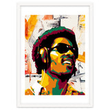 Stevie Wonder Colorful Abstract Retro Art thumbnail