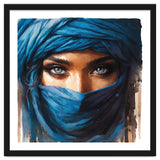 Blue Eyes Tuareg Woman Portrait thumbnail
