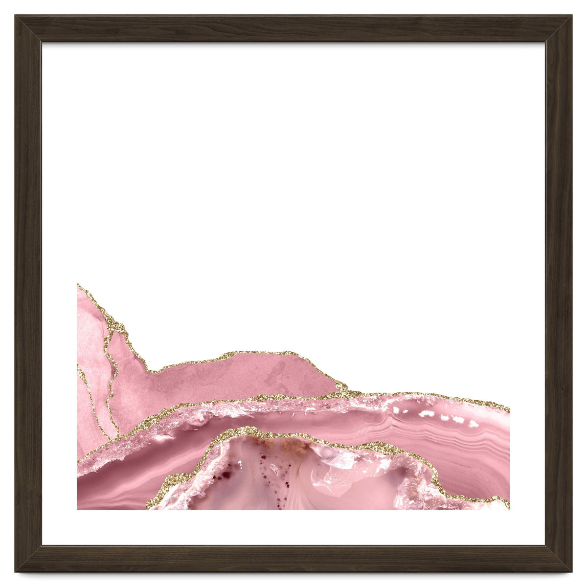 Blush & Gold Agate Texture 08