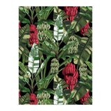 Banano Leaves Dark Jungle Red (Print Only) thumbnail