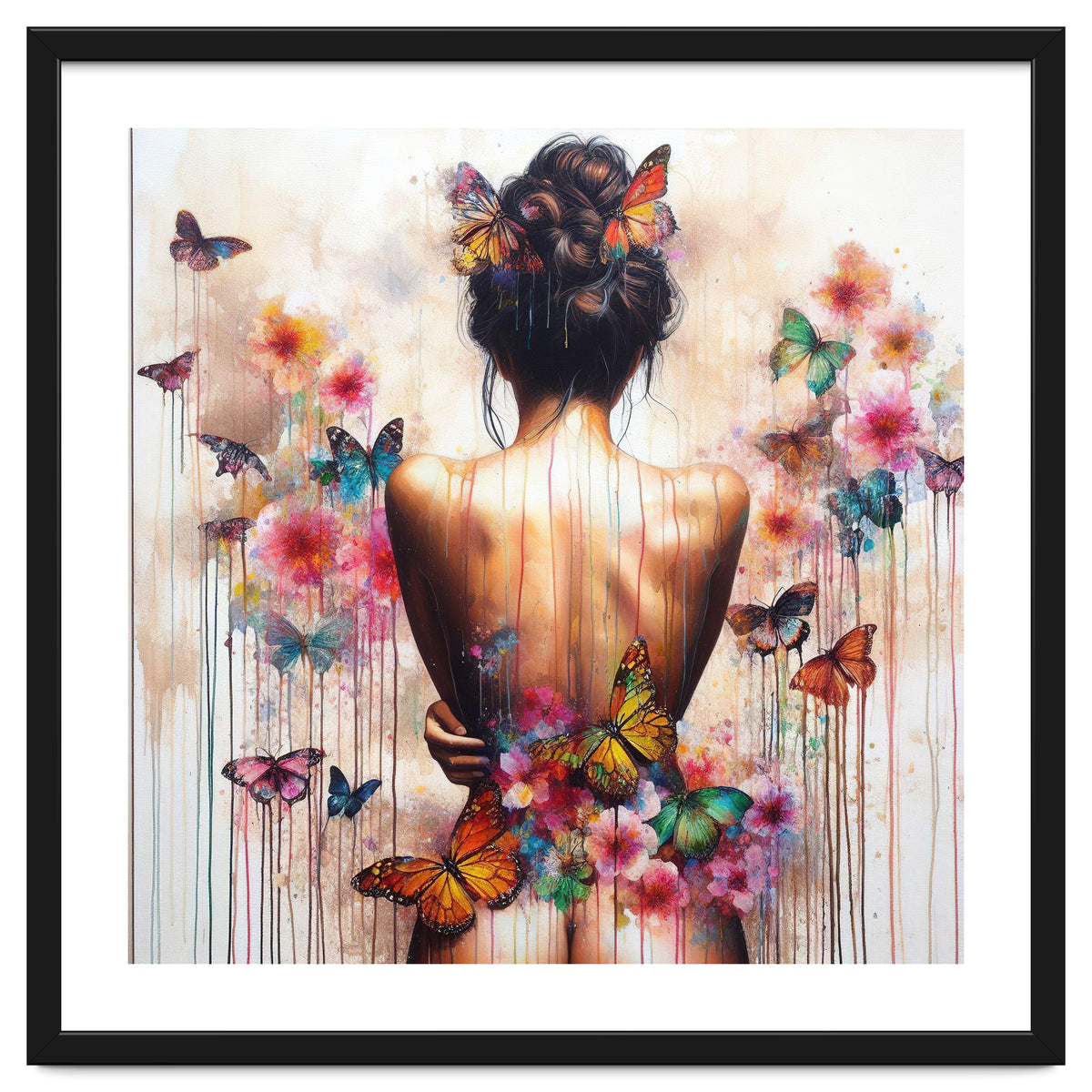 Butterfly Garden Back Portrait