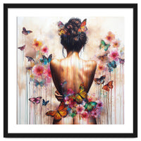 Butterfly Garden Back Portrait