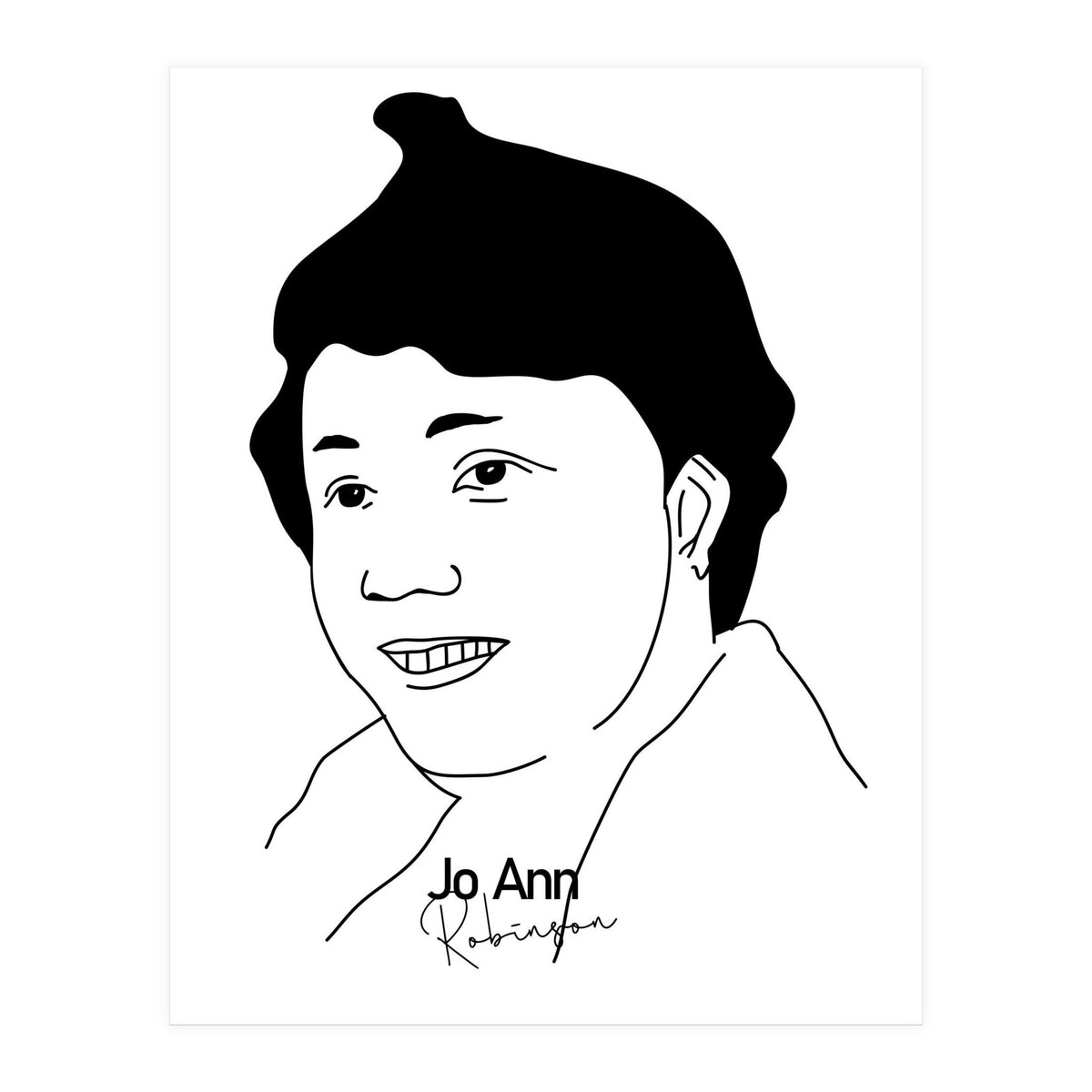 Jo Ann Robinson Civil Rights Movement (Print Only)