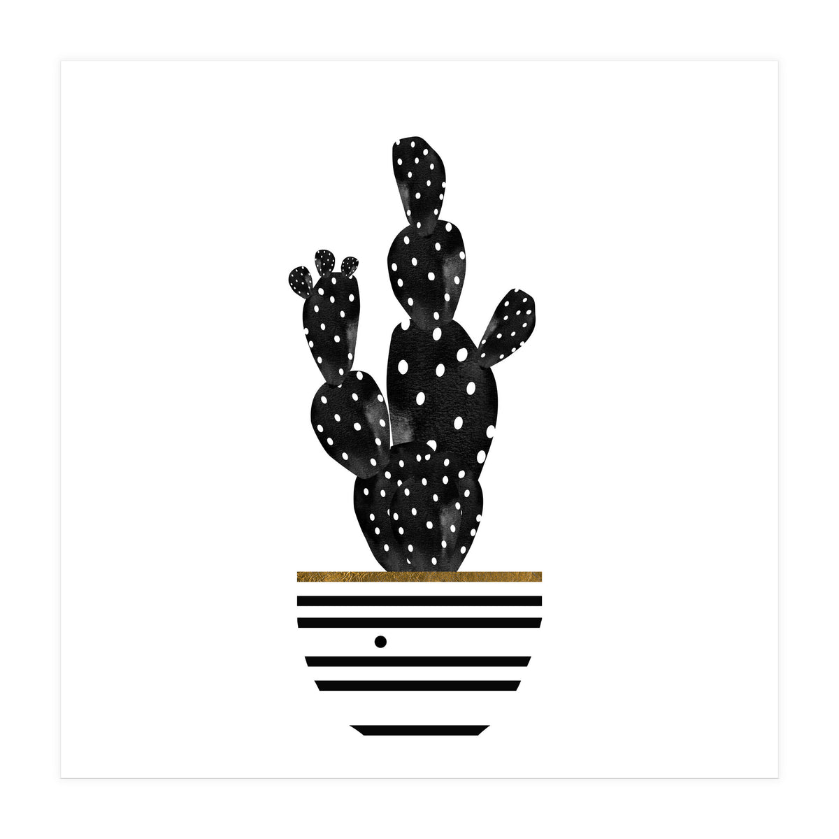 Black Cactus (Print Only)