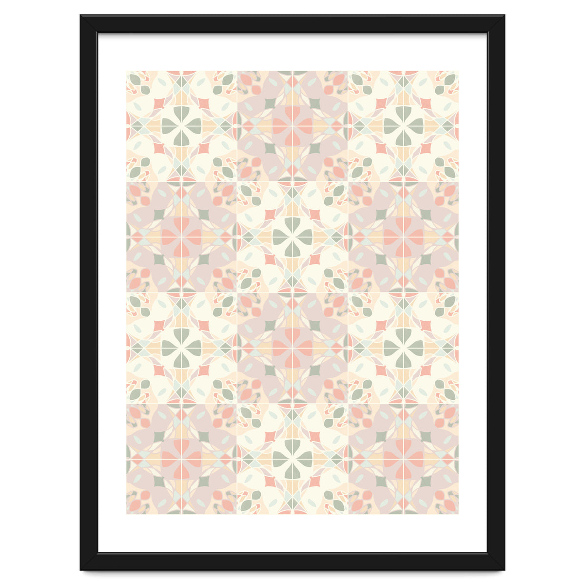 Stained Glass Pastels Tiles