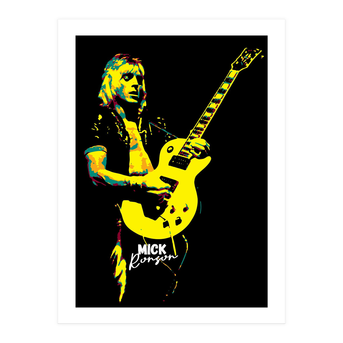 Mick Ronson American Guitarist Legend (Print Only)