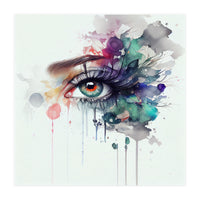 Watercolor Woman Eye #5 (Print Only)
