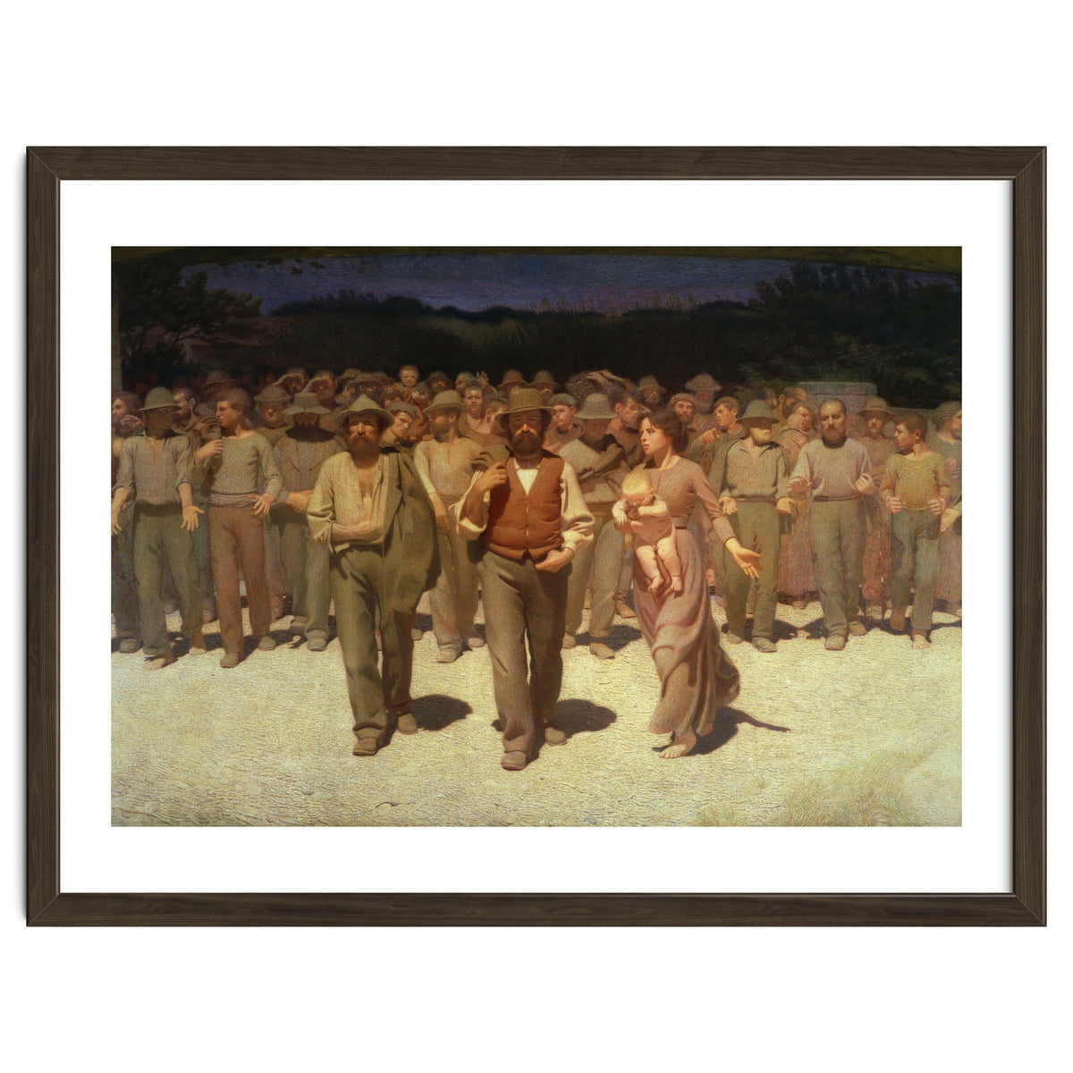 Giuseppe Pellizza da Volpedo / 'The Fourth State', 1901, Oil on canvas, 293 × 545 cm.