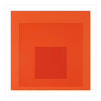 JOSEF ALBERS - HOMAGE TO THE SQUARE RED  (Print Only)