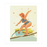 Sudden Wind On A Wooden Beam (Print Only) thumbnail