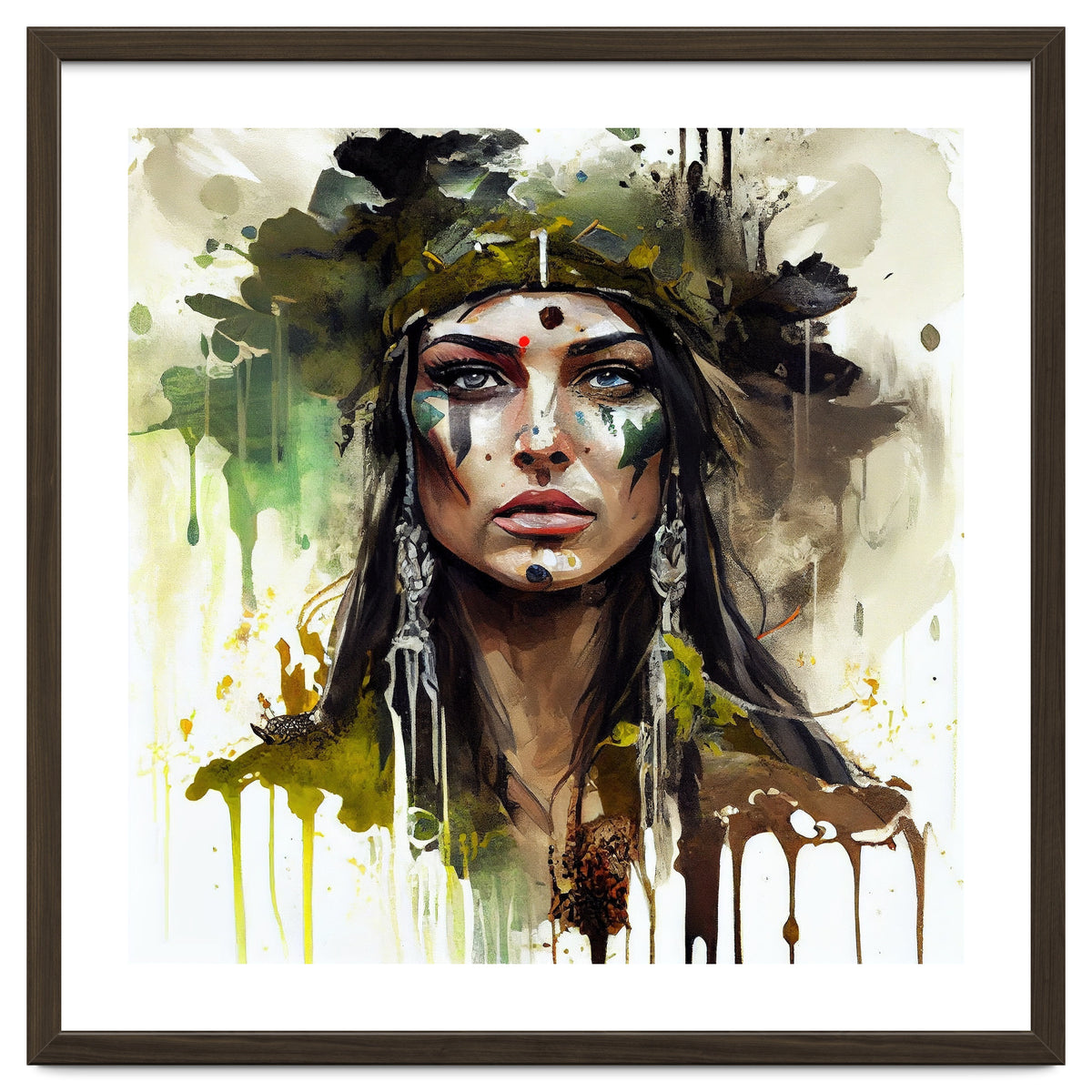 Ceremonial Druid Warrior Portrait