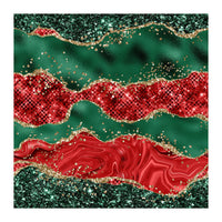 Christmas Glitter Agate Texture 06  (Print Only)