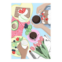 Girl Dinner Table (Print Only)