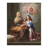 Bartolomé Esteban Murillo / 'Saint Anne with the Virgin', ca.  1655, Spanish School. VIRGIN MARY. (Print Only) thumbnail