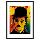 Charlie Chaplin Colorful Abstract Art thumbnail