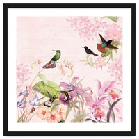 Hummingbirds in Flower Jungle