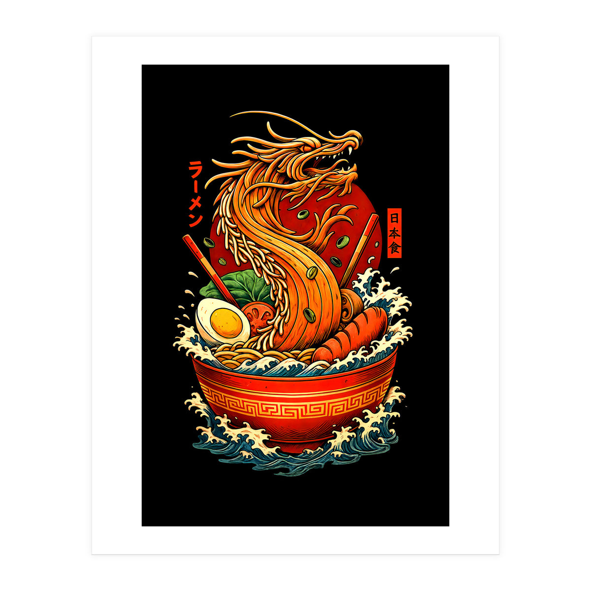 Ramen Dragon (Print Only)