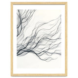Abstract Black Branching Lines Flowing thumbnail