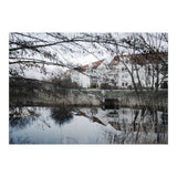 Residential house along the lake (Print Only) thumbnail