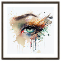 Watercolor Woman Eye #4