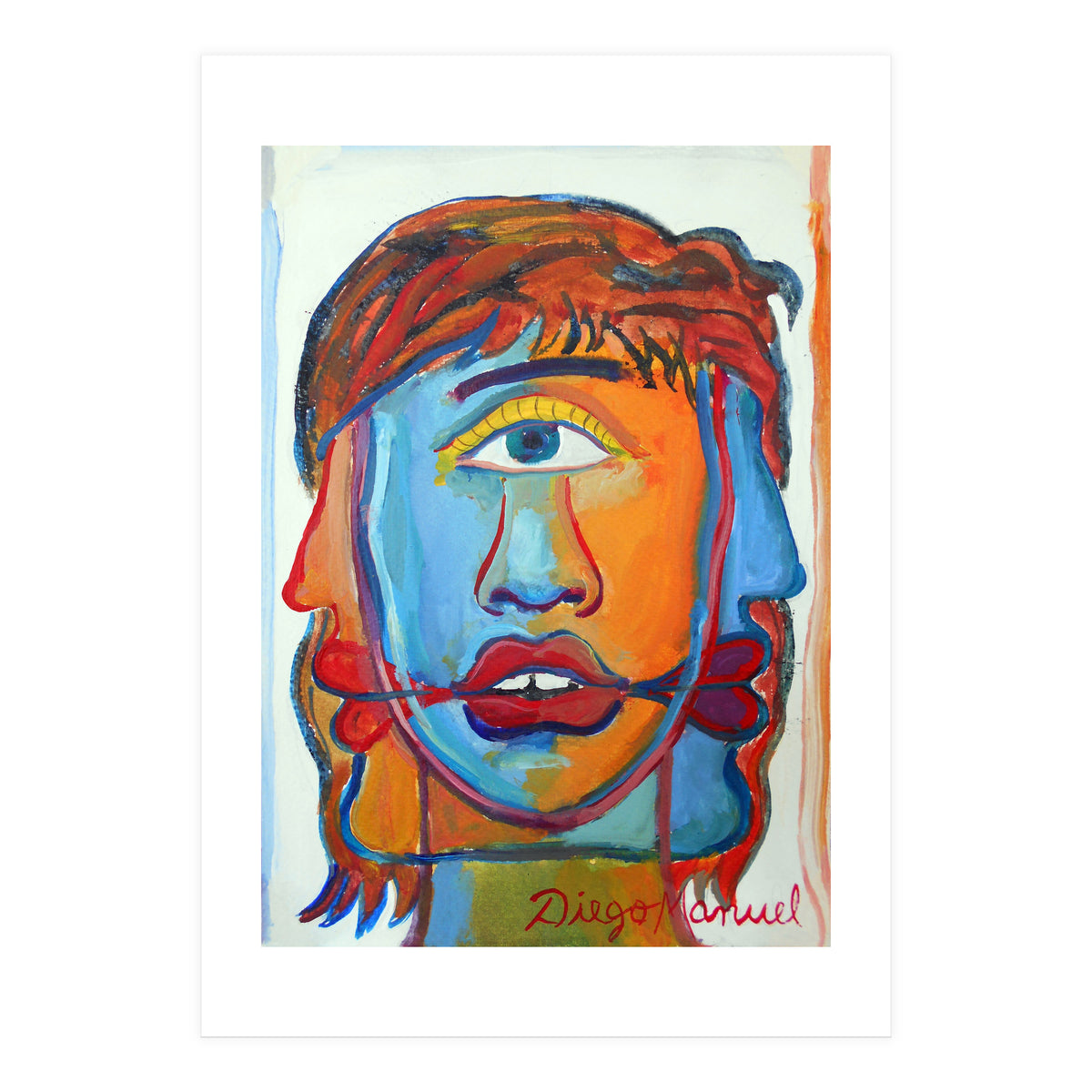 Cabeza De Mujer 1 (Print Only)