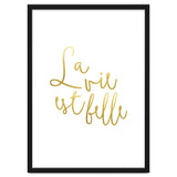 La vie est belle #society6 #typography #buyart thumbnail