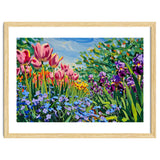 Vibrant Spring Meadow Oil Painting thumbnail