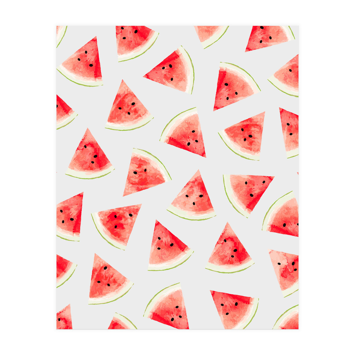 Watercolor Watermelon Pattern (Print Only)
