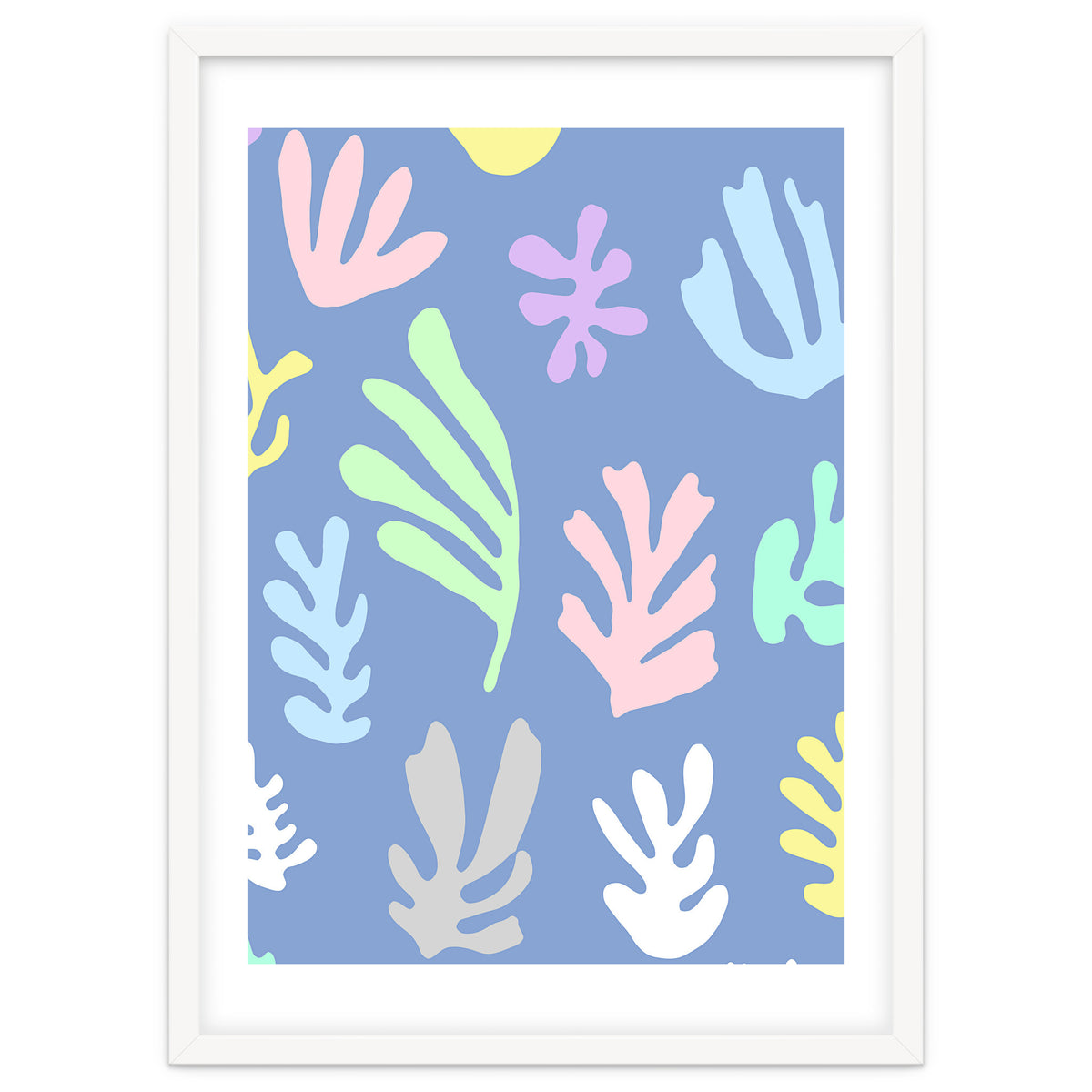 Matisse Colorful Leaves Blue