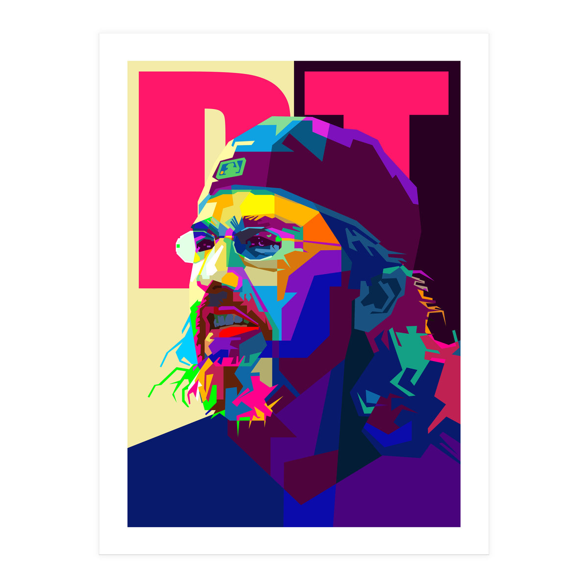 Mike Portnoy Drum Musician Pop Art WPAP (Print Only)