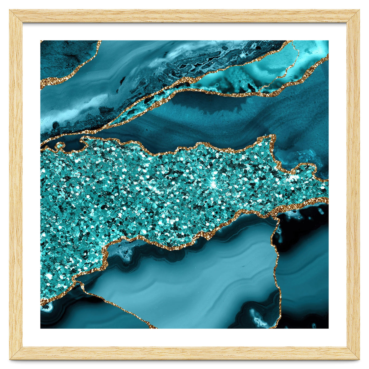 Agate Glitter Ocean Texture 09