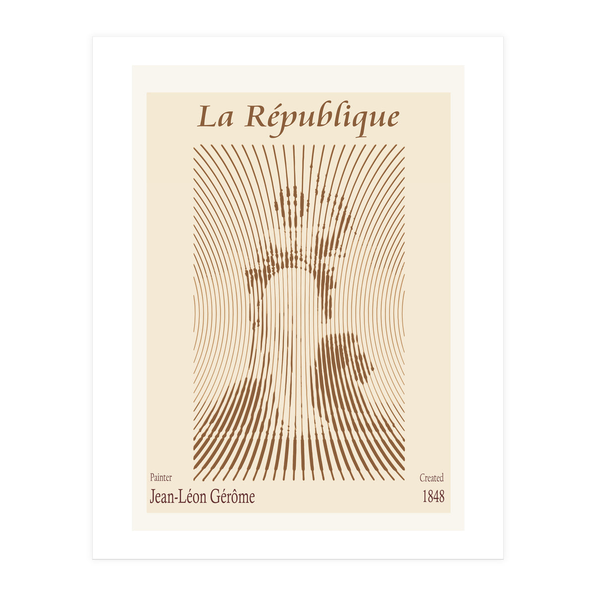 La République (1848) – Jean Léon Gérôme (french, 1824 1904) (Print Only)