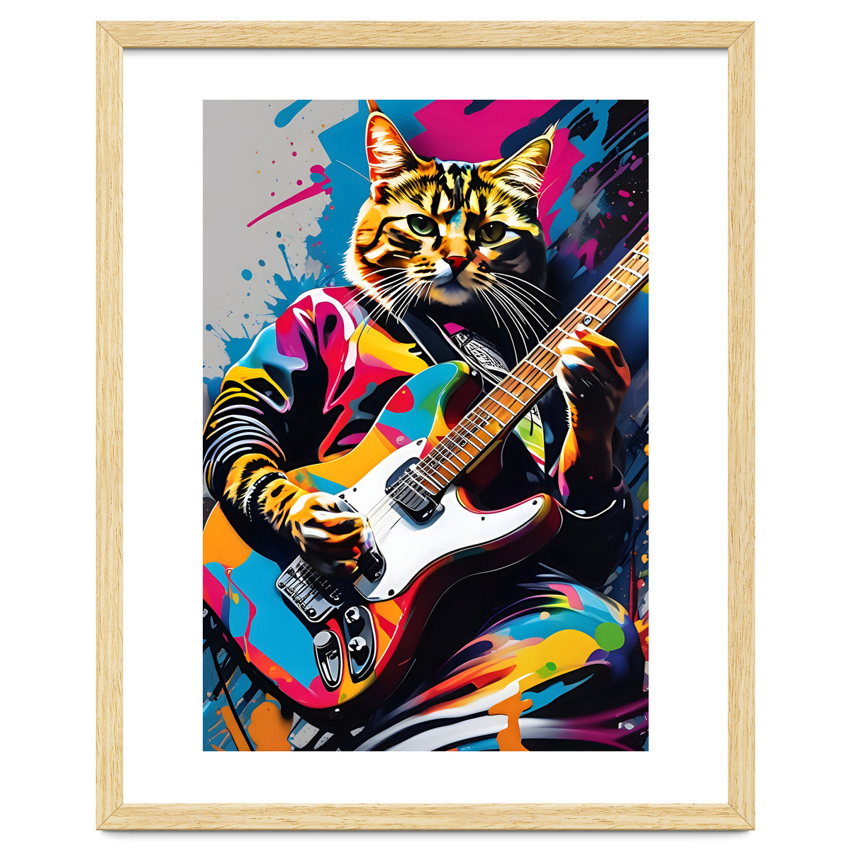 Cat Plays The Guitar, Graffiti