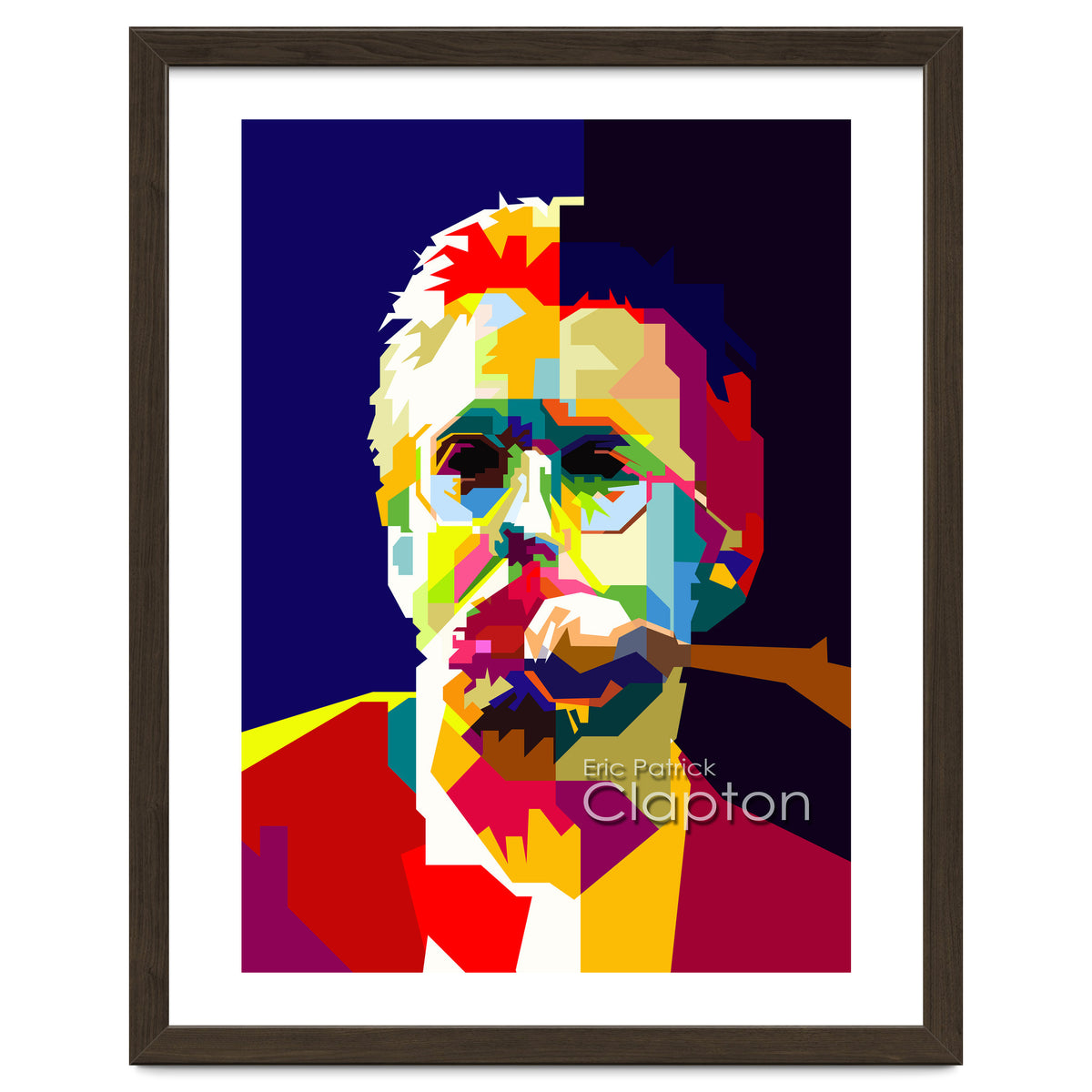 Eric Clapton English Blues Guitarist And Singer Pop Art WPAP