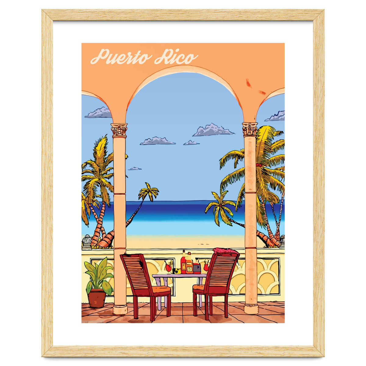 View on Puerto Rico Coast