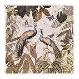 Vintage Sepia Exotic Peacocks Jungle (Print Only) thumbnail