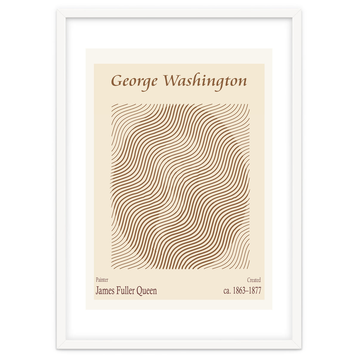 George Washington (1863 1877) – James Fuller Queen (american, 1820 1886)