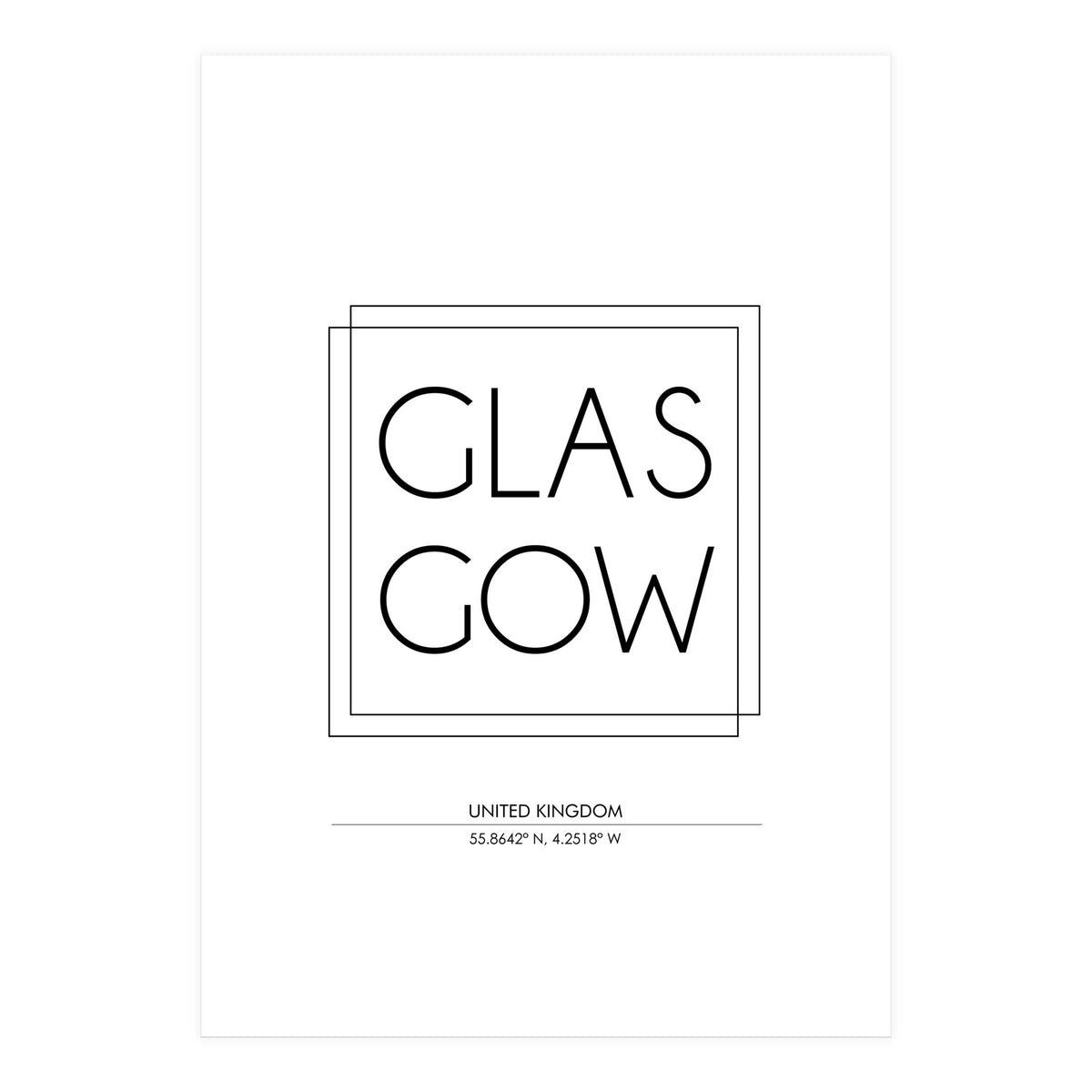 Glasgow (Print Only)