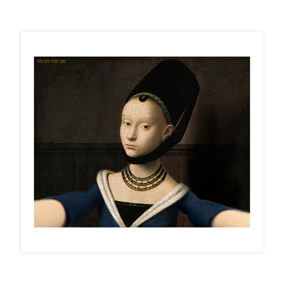 Petrus Christus  - Young Woman - Selfie (Print Only)