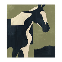 Abstract Minimal Horse 4 (Print Only)