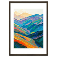 Abstract Mountain Landscape