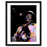 John Lee Hooker American Blues Guitarist Colorful Art thumbnail