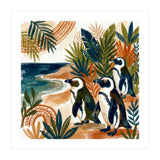 Beachside Penguin Gathering (Print Only) thumbnail
