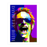 David Lee Roth Rock Singer Art WPAP (Print Only) thumbnail